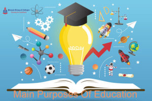 What is the main purpose of education?