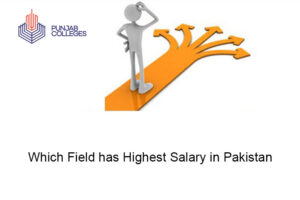 Which Field has Highest Salary in Pakistan?