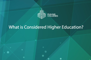 What is Considered Higher Education?