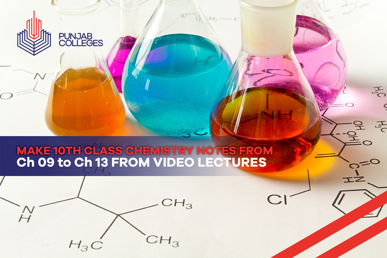 Chemistry Notes for Class from Ch 9 to Ch 13 With Video Lectures